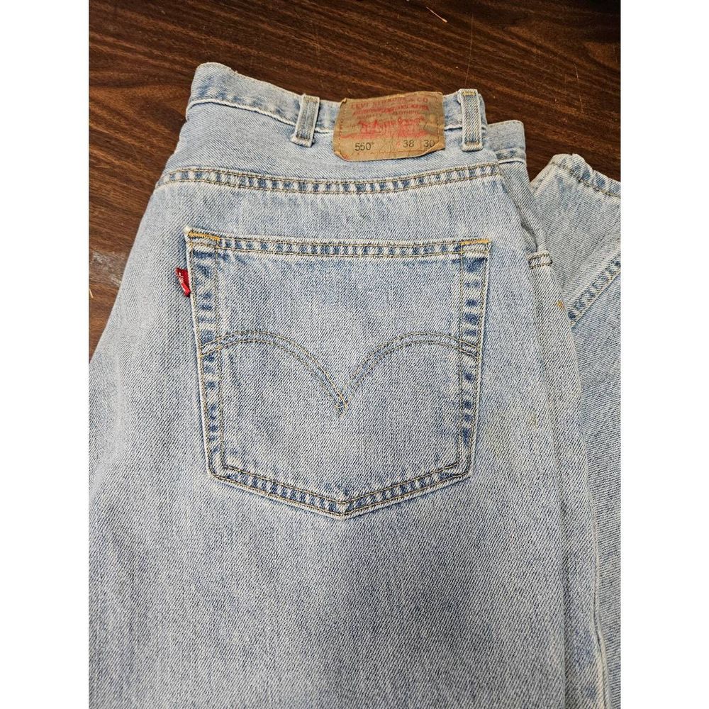 Levi's Relaxed Fit 550 Jeans Mens Size 38x30 - Picture 4 of 7